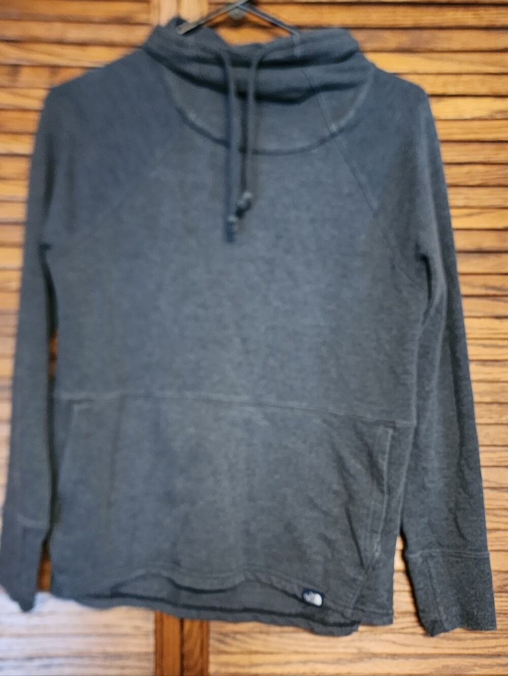 The North Face Heather Gray Cowl Neck Sweatshirt Womans Size Small
